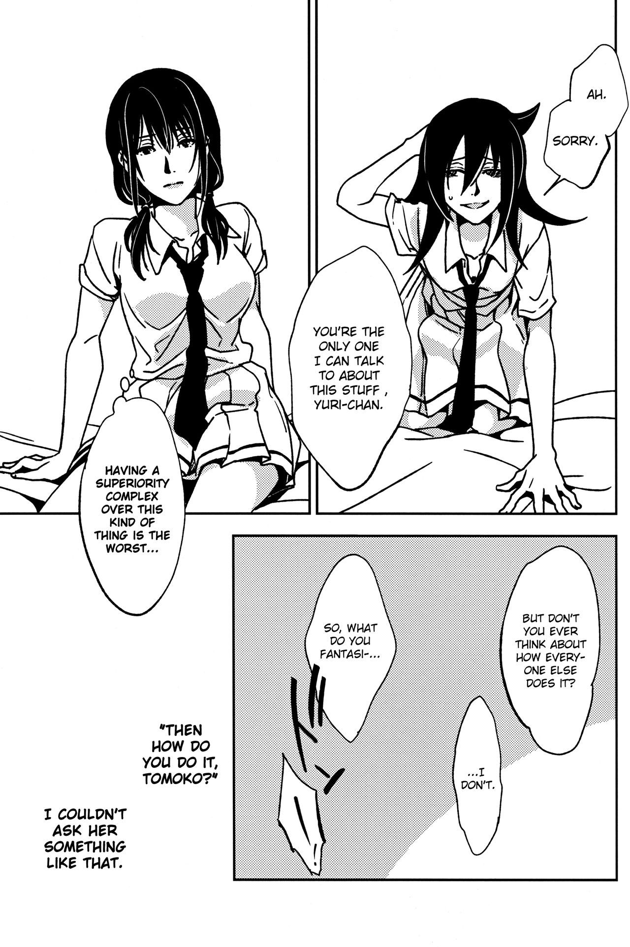 (モテないし巡り会う2) [Banal Joke. (もち屋)] 螺旋階段 (私がモテないのはどう考えてもお前らが悪い!) [英訳]