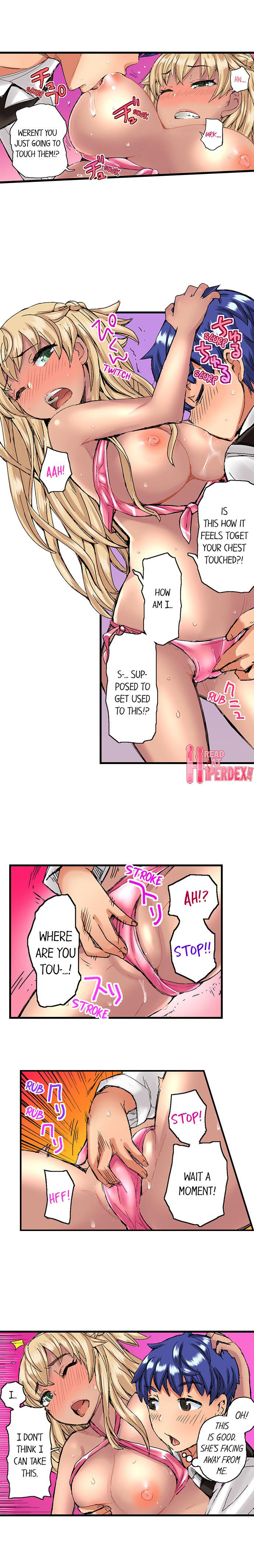 熱い日焼けしたひよこの処女を取る