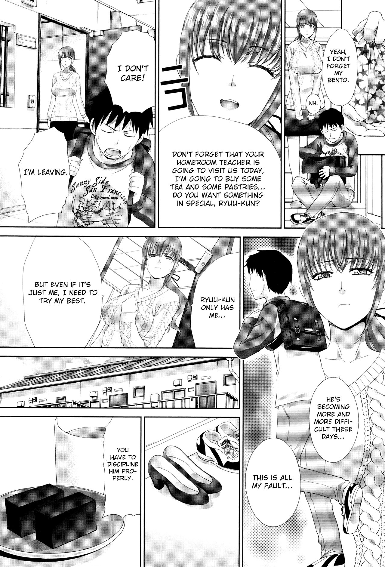 [板場広し] 反抗期 (家族挿姦図) [英訳]