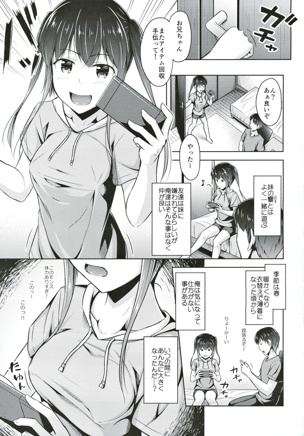 最近、妹のようすがない四方がない