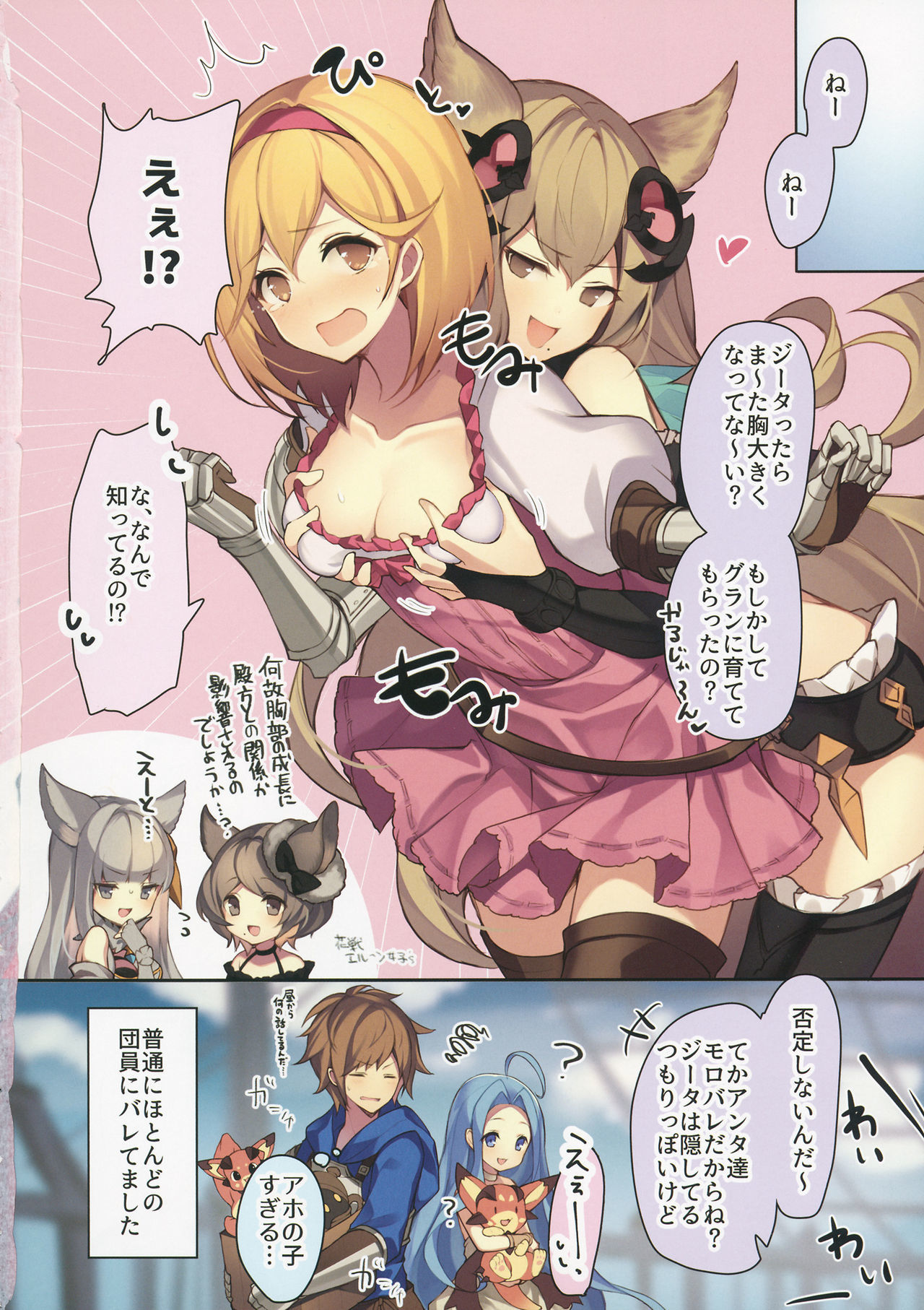 ドクターグランくんの黒てぶくろと魔法戦士ジータちゃんの黒ニーソメッチャスコスコBOOK