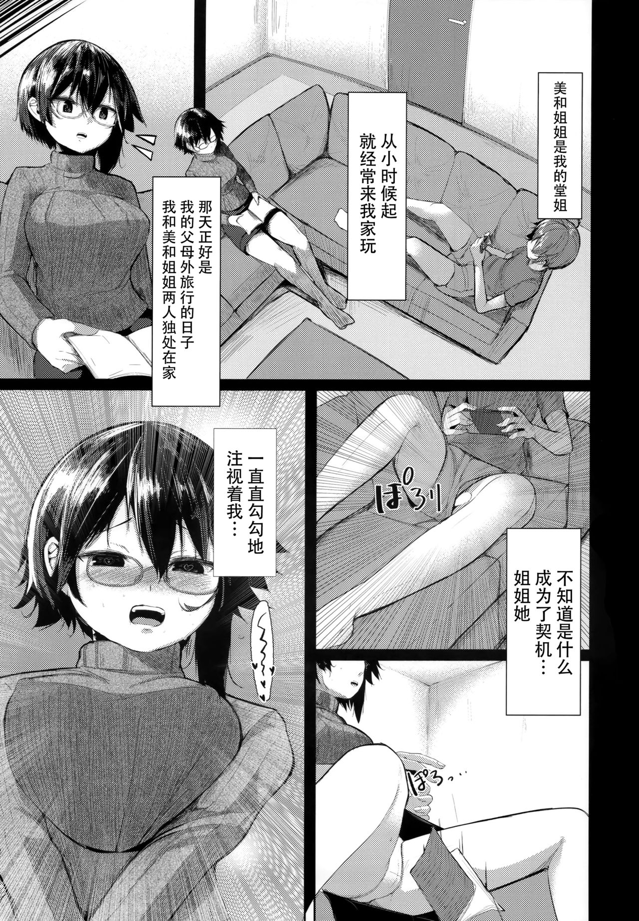 (C96) [何かの部屋 (平)] 帰ってきたお姉ちゃん [中国翻訳]