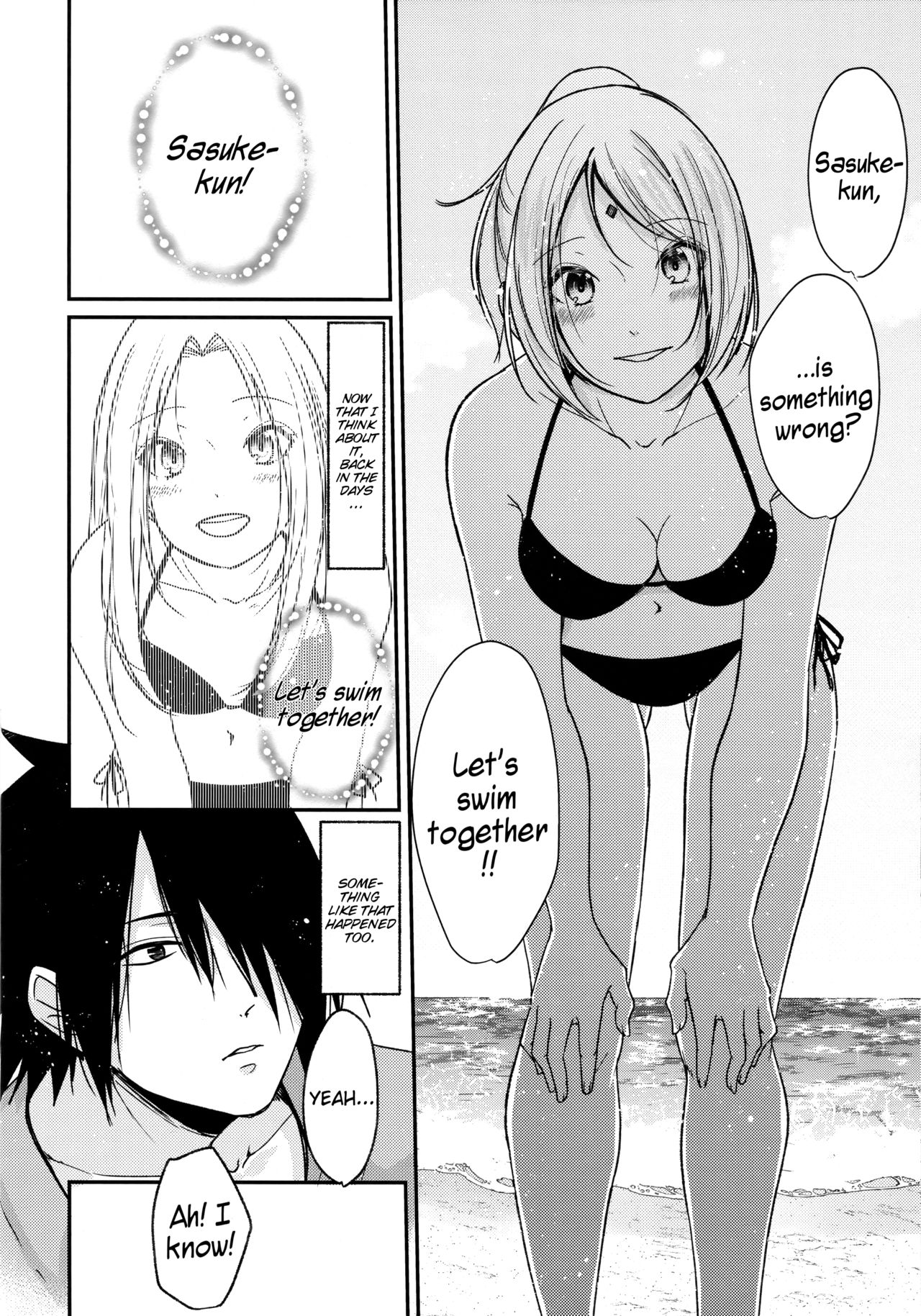 (C94) [とぎじる (王林)] Honeymoon Beach (NARUTO -ナルト-) [英訳]