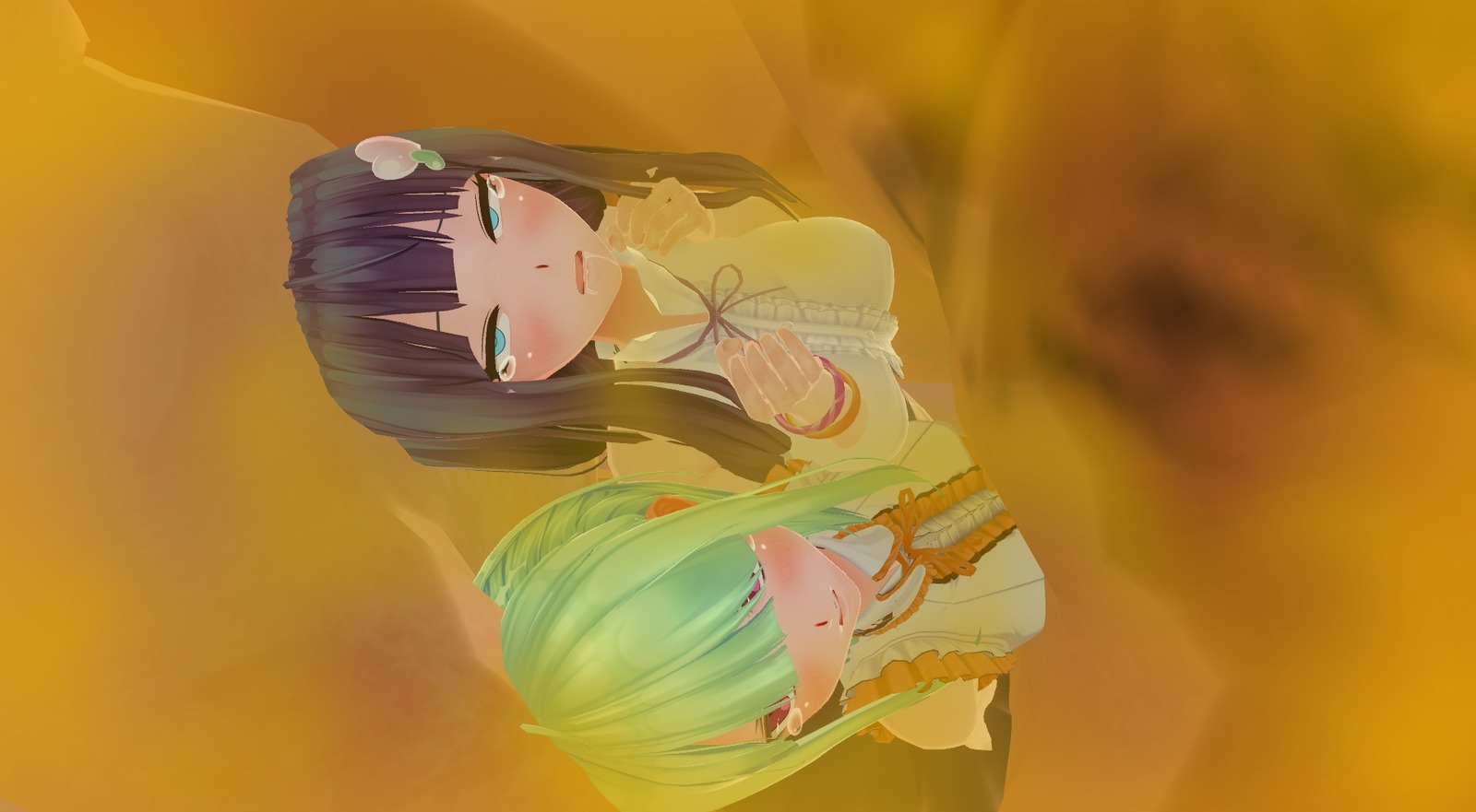 悪臭の巨女-2人同時責め-