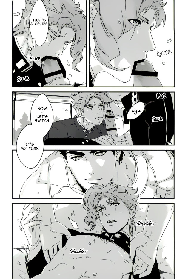 (ザ・ワールド7) [温度 (ぬるぬる)] 嬉しいと花びらと星が降る話 (ジョジョの奇妙な冒険) [英訳]