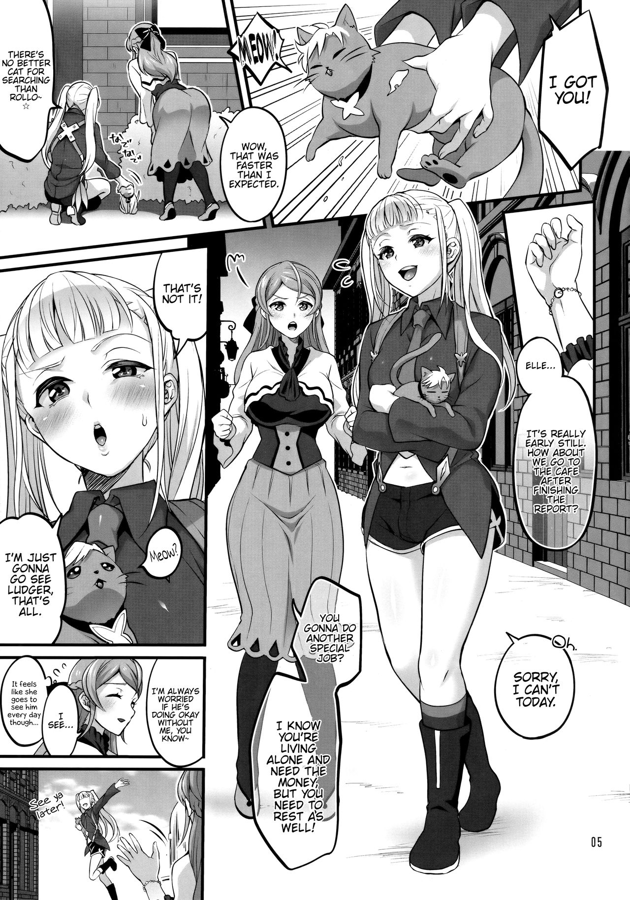 (C96) [テンパりんぐ (トキマチ☆エイセイ)] オトナになっても変わらずふたなりエルに振り回される! (テイルズオブエクシリア2) [英訳]