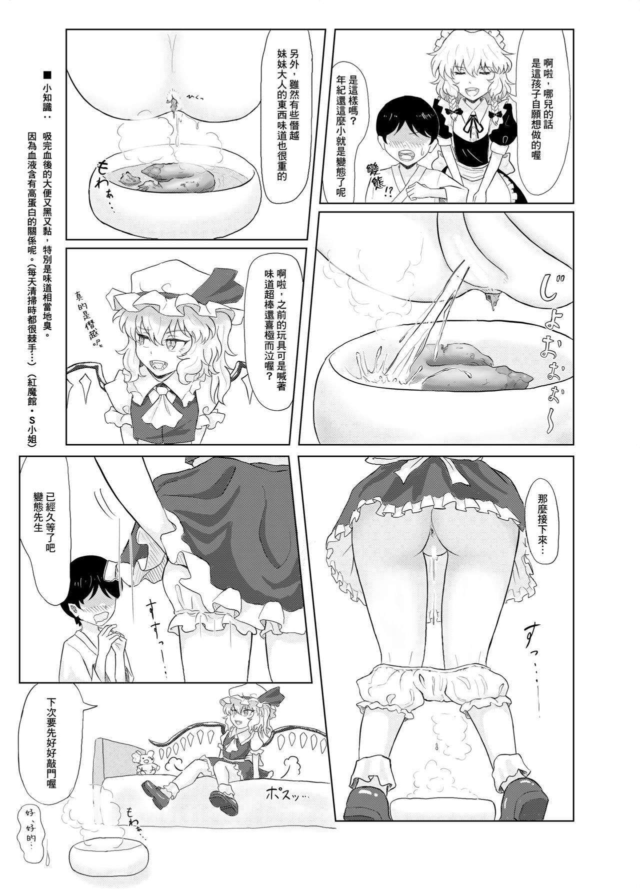 [HORICWORKS出版事業部汐留project (よろず)] 東方スカトロジー合同誌「便女!!!!!!!!」 (東方Project) [中国翻訳] [DL版] [ページ欠落]