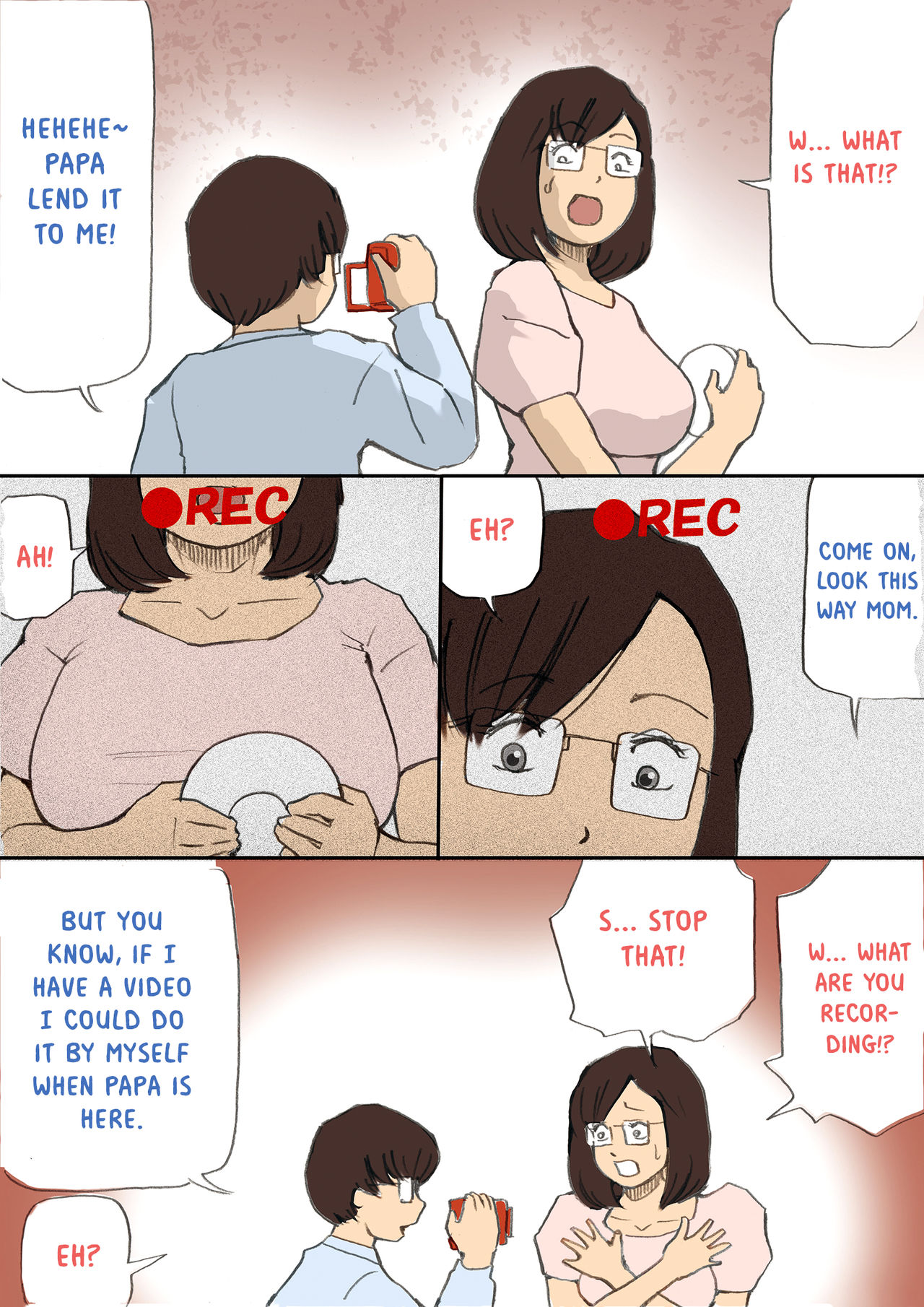 [紫木はなな] ママ、ハメ撮りさせてよ [英訳]
