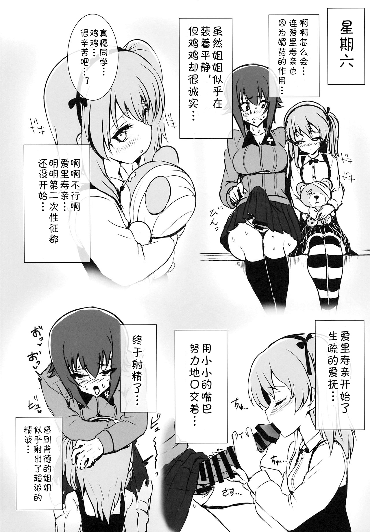(ふたけっと15) [虞犯少年] ふたまほせーよく日記 (ガールズ&パンツァー) [中国翻訳]