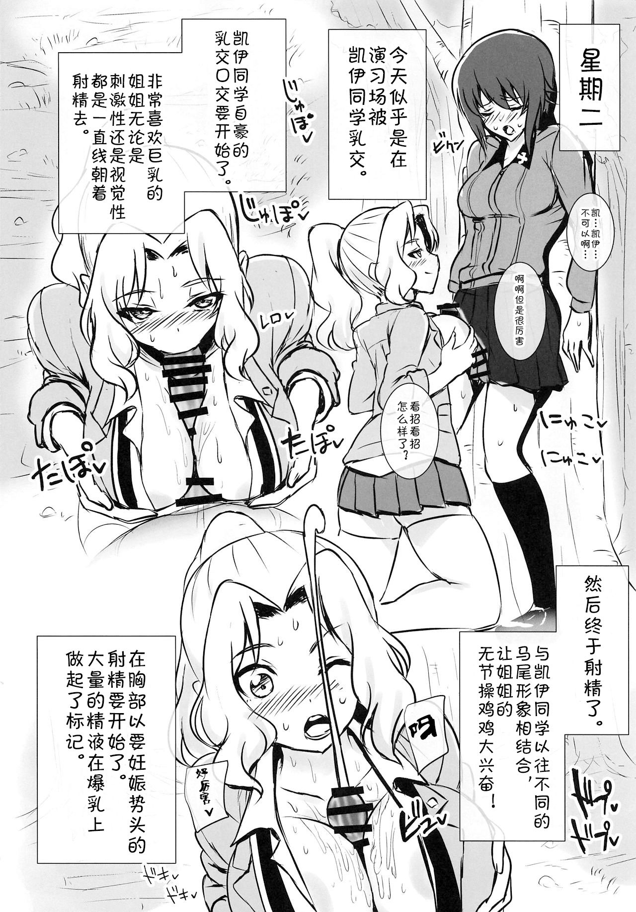 (ふたけっと15) [虞犯少年] ふたまほせーよく日記 (ガールズ&パンツァー) [中国翻訳]