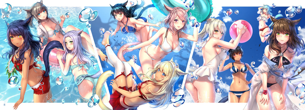 [らいおんおいる (或真じき)] みこってみずぎぼん!!2 (ファイナルファンタジーXIV) [DL版]