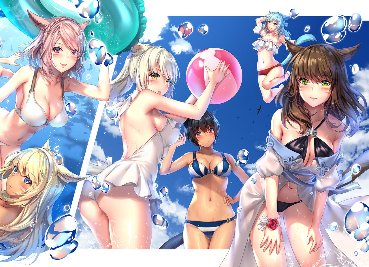 [らいおんおいる (或真じき)] みこってみずぎぼん!!2 (ファイナルファンタジーXIV) [DL版]