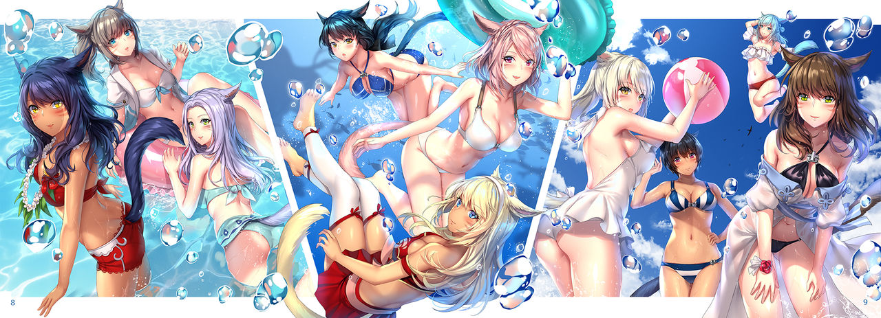[らいおんおいる (或真じき)] みこってみずぎぼん!!2 (ファイナルファンタジーXIV) [DL版]