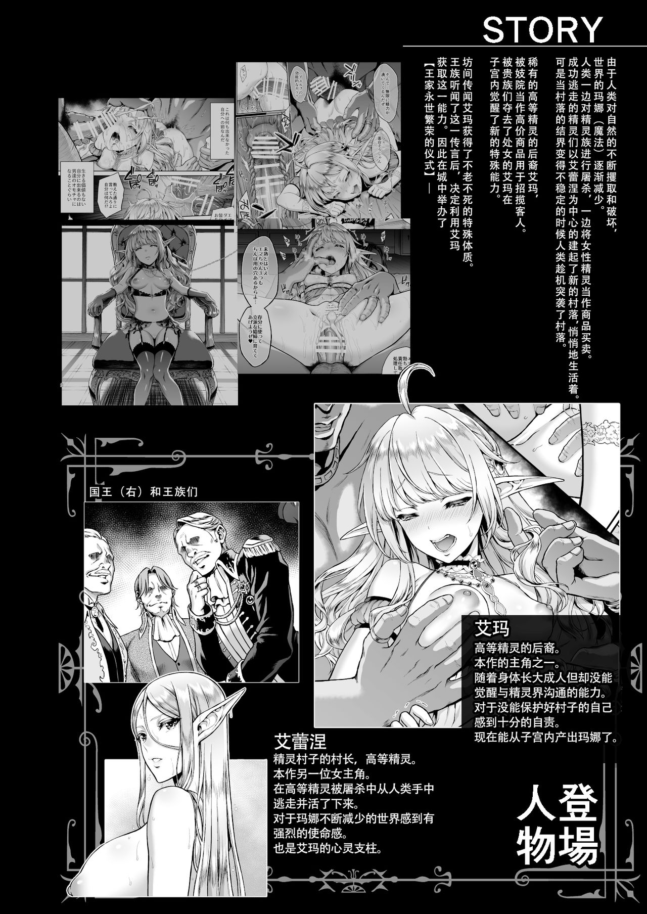 [H.B.A (うさぎなごむ)] 黄昏の娼エルフ6 [中国翻訳] [DL版]