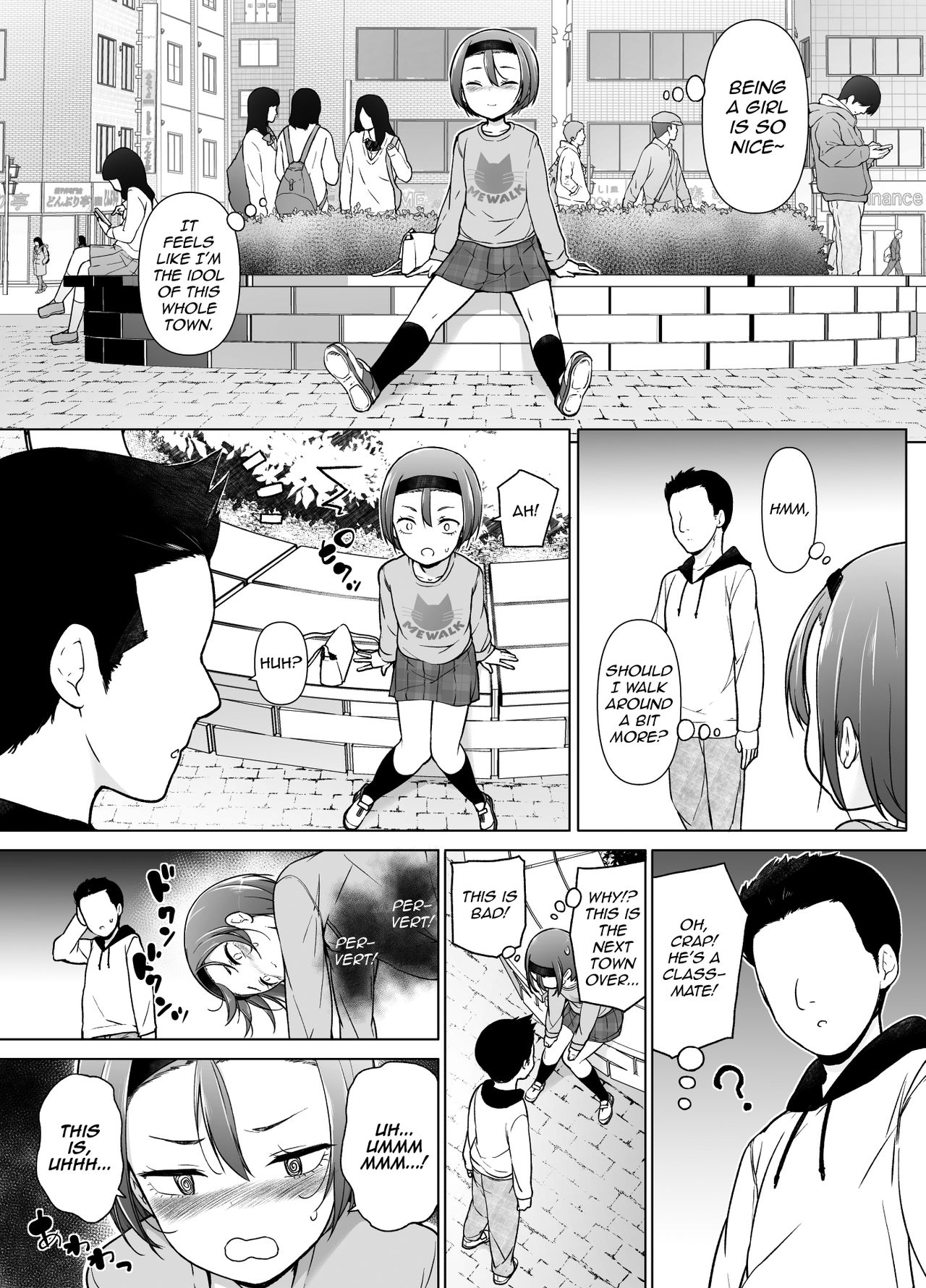 [ゆるやか島] 警戒心高めの女装っ子が同級生に言い寄られてエッチなことしちゃうお話 [英訳]