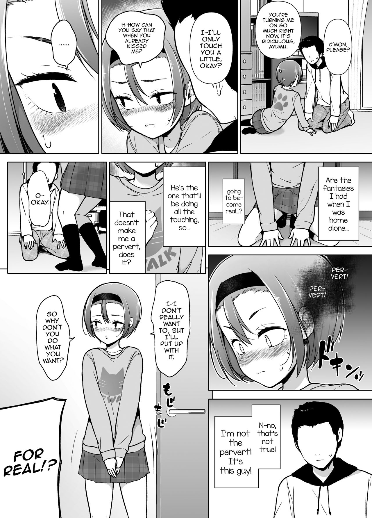 [ゆるやか島] 警戒心高めの女装っ子が同級生に言い寄られてエッチなことしちゃうお話 [英訳]
