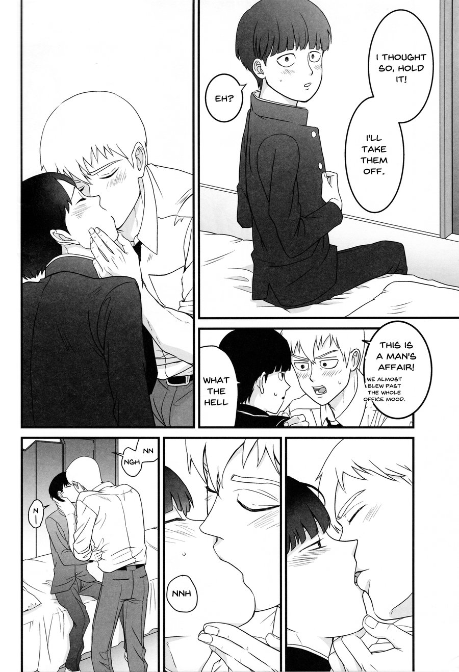 (C91) [はつふり (策冥りぃ)] 青い春に桜 (モブサイコ100) [英訳]