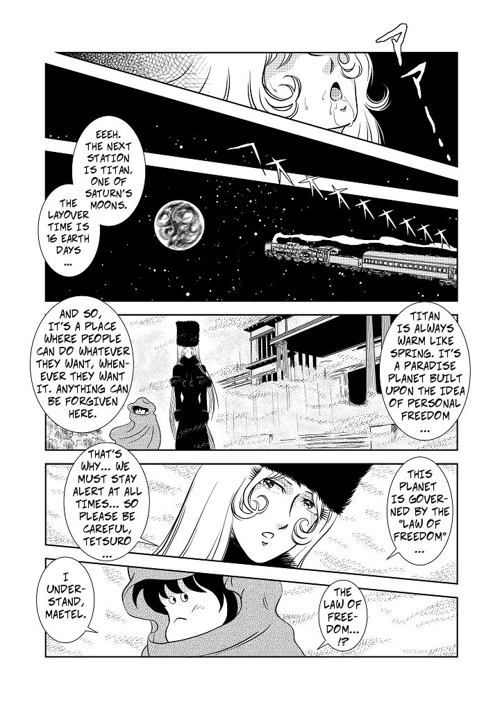 [かぐや姫] MaetelStory3 (銀河鉄道999) [英訳]