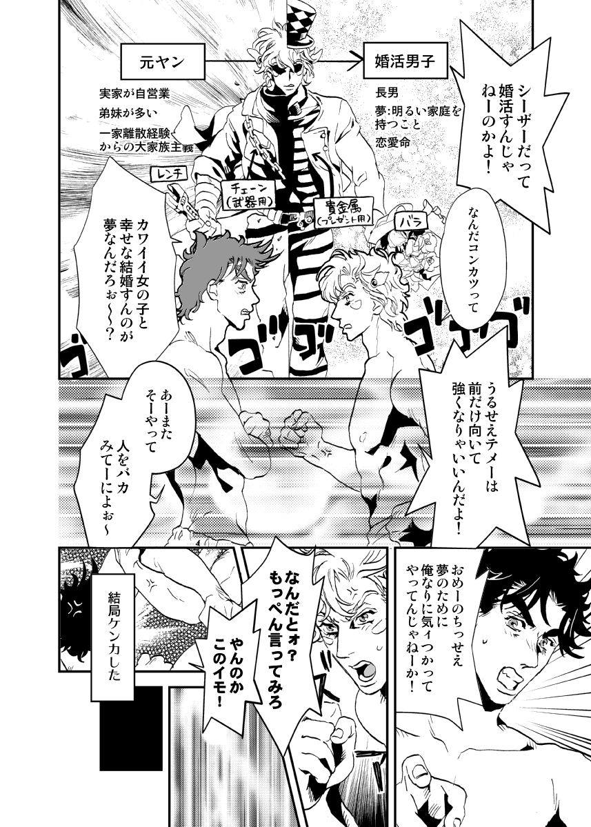 [粛々と (いまい)] 親友と眠る男 (ジョジョの奇妙な冒険) [DL版]
