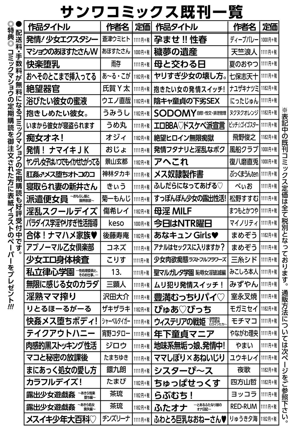 コミック・マショウ 2021年1月号 [DL版]