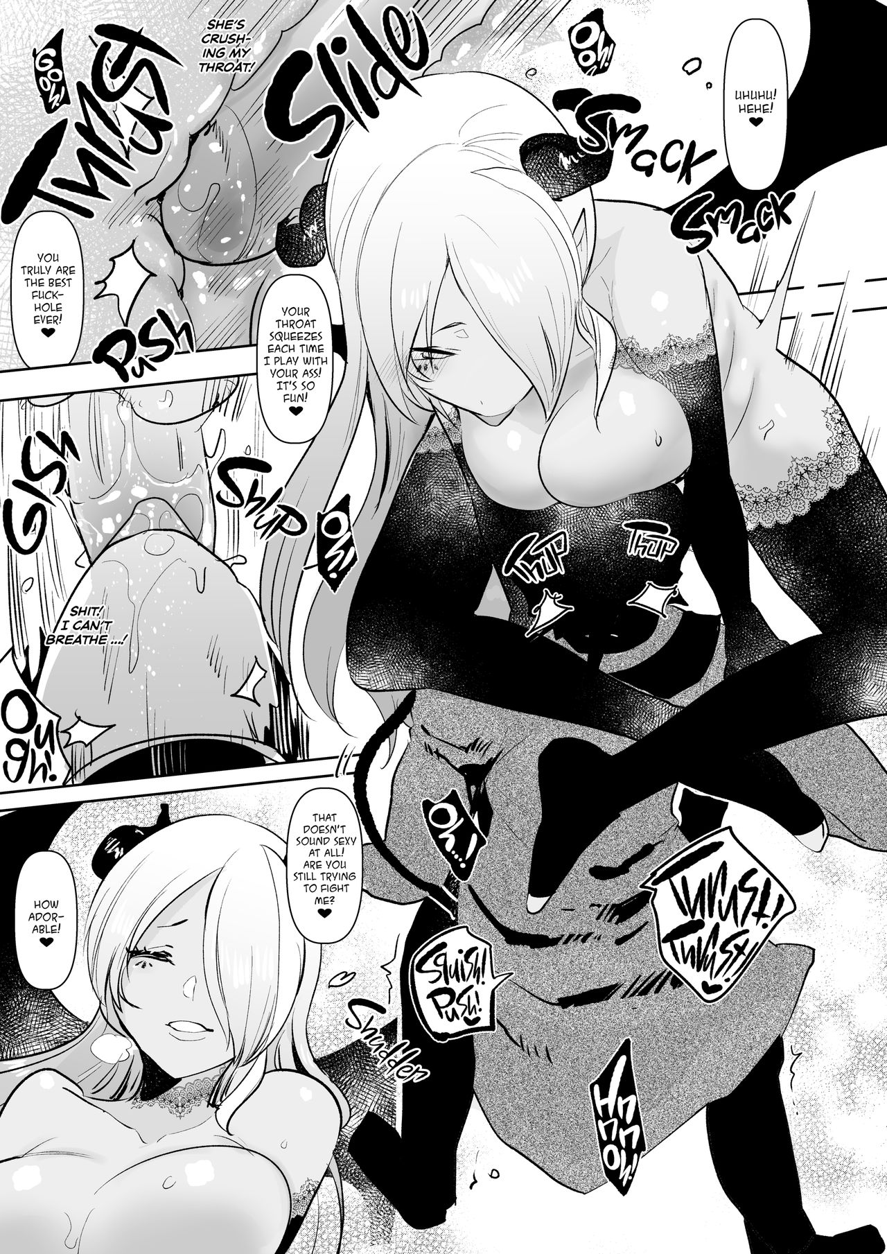 [愛昧亭 (愛昧亭うまみ)] 淫魔のふたなりチ○ポに敗北した退魔師の俺は… [英訳] [無修正] [DL版]