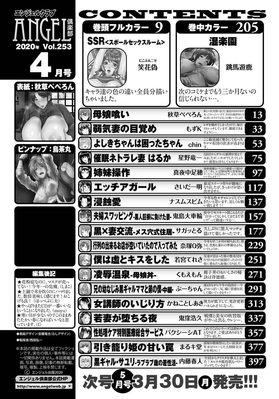 ANGEL 倶楽部 2020年4月号 [DL版]