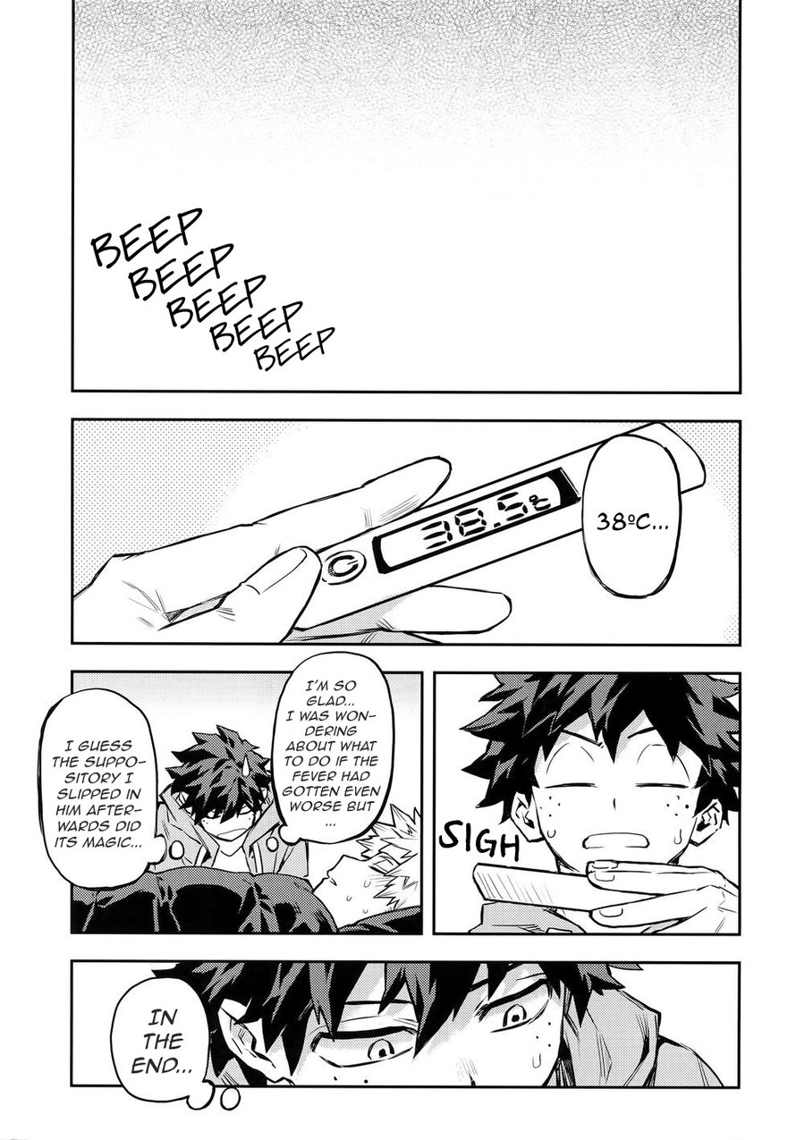 (どうやら出番のようだ!12) [米粒 (リッティリ)] 風邪引きかっちゃんと僕の攻防戦 (僕のヒーローアカデミア) [英訳]