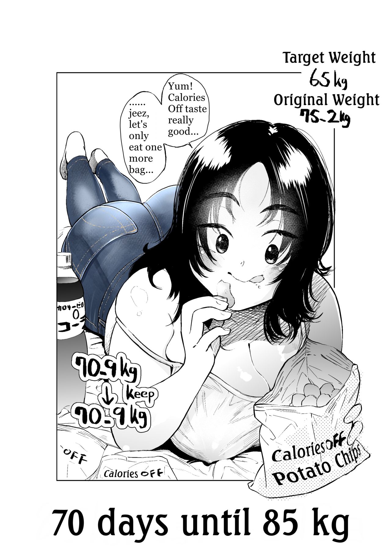 100日後に10キロ太る藍さん