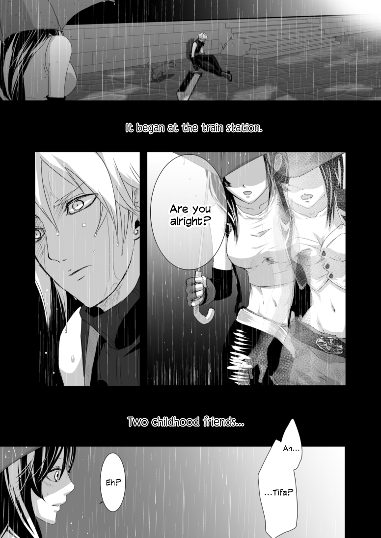 [赤の域 (ぶっちぃ)] 繋いだ指先から、 (ファイナルファンタジーVII) [英訳] [DL版]