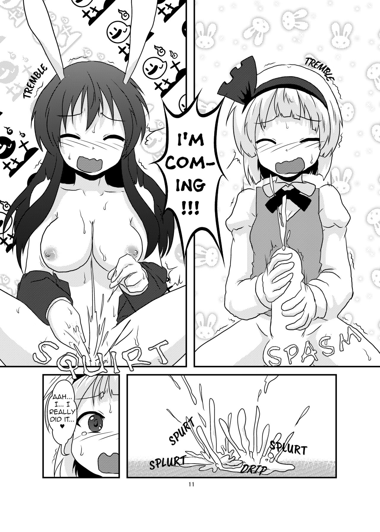[あめしょー (三日月ネコ)] 玉兎が半人で半人が玉兎で (東方Project) [英訳] [DL版]