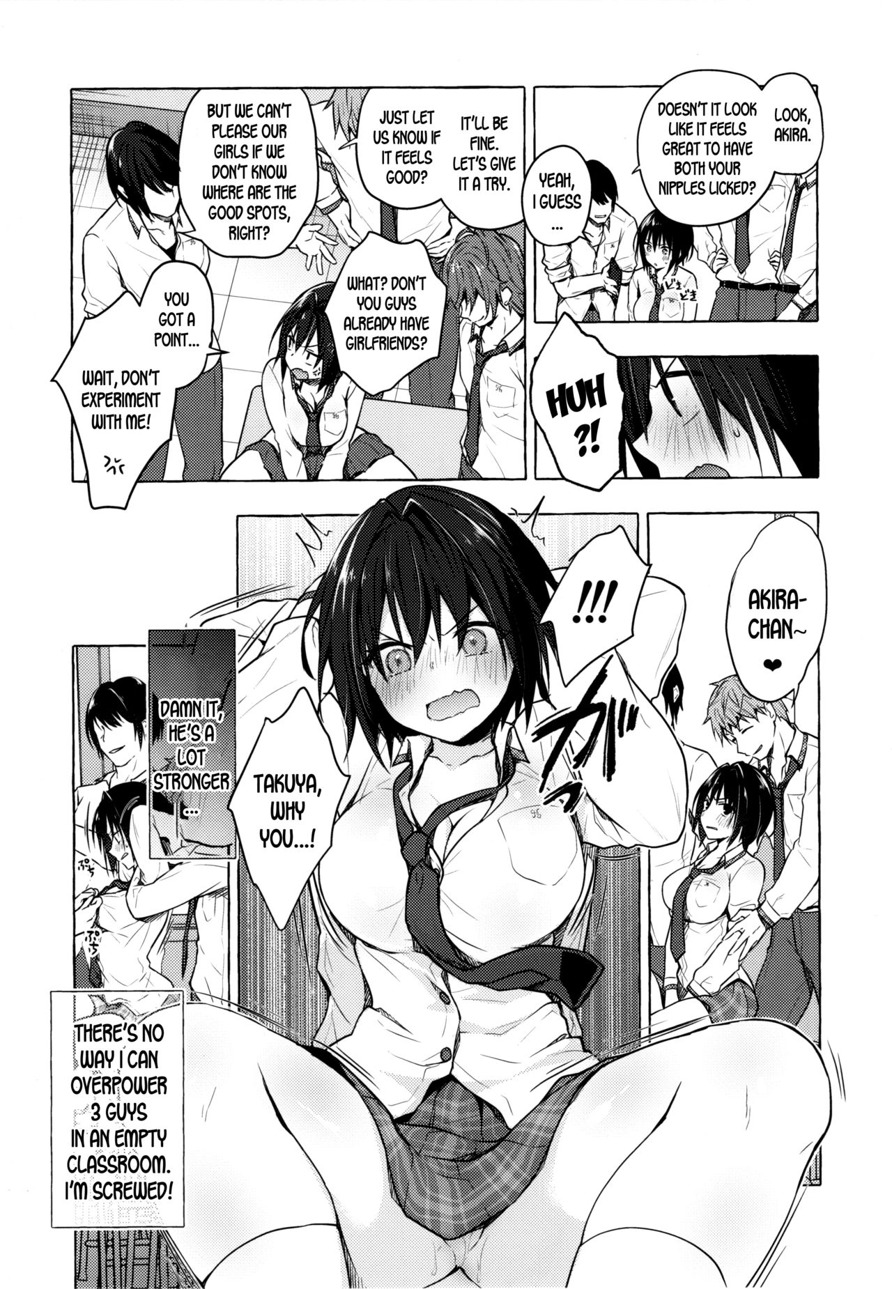 (秋葉原超同人祭) [きのこのみ (konomi)] TSあきら君の性生活3 [英訳]