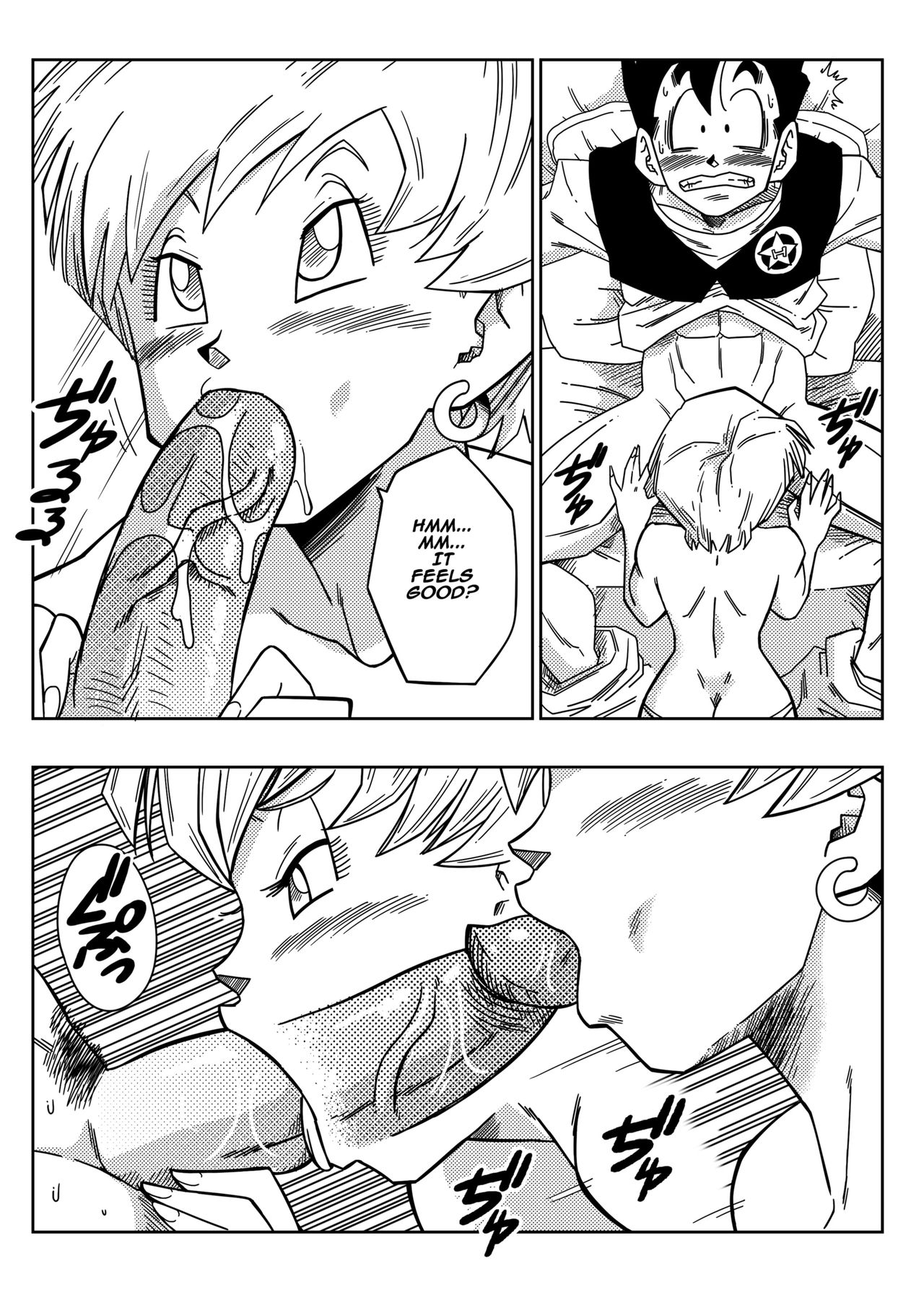 [山本同人] LOVE TRIANGLE Z -ゴハン、イ●ーザと出会う (ドラゴンボールZ) [英語] [無修正]