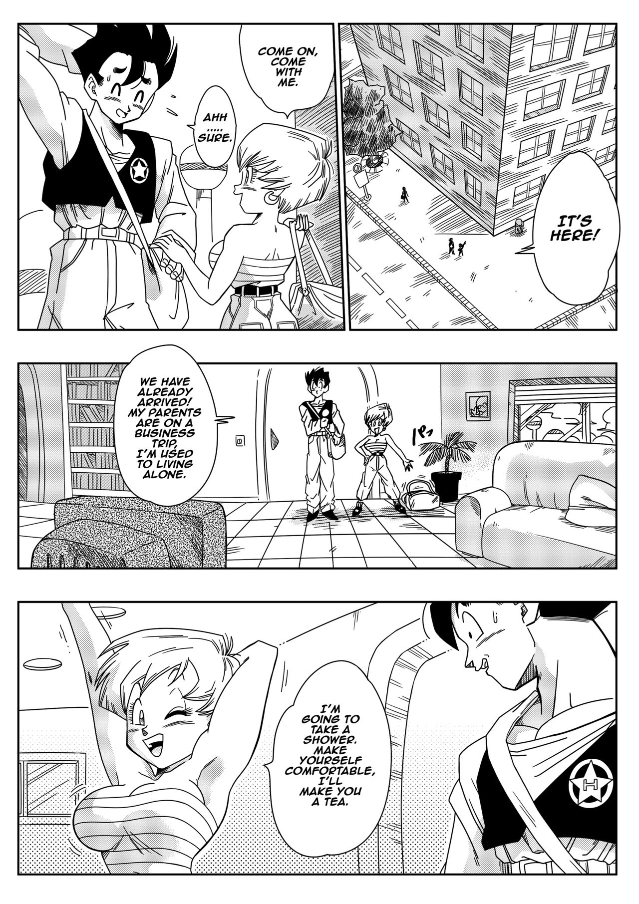 [山本同人] LOVE TRIANGLE Z -ゴハン、イ●ーザと出会う (ドラゴンボールZ) [英語] [無修正]