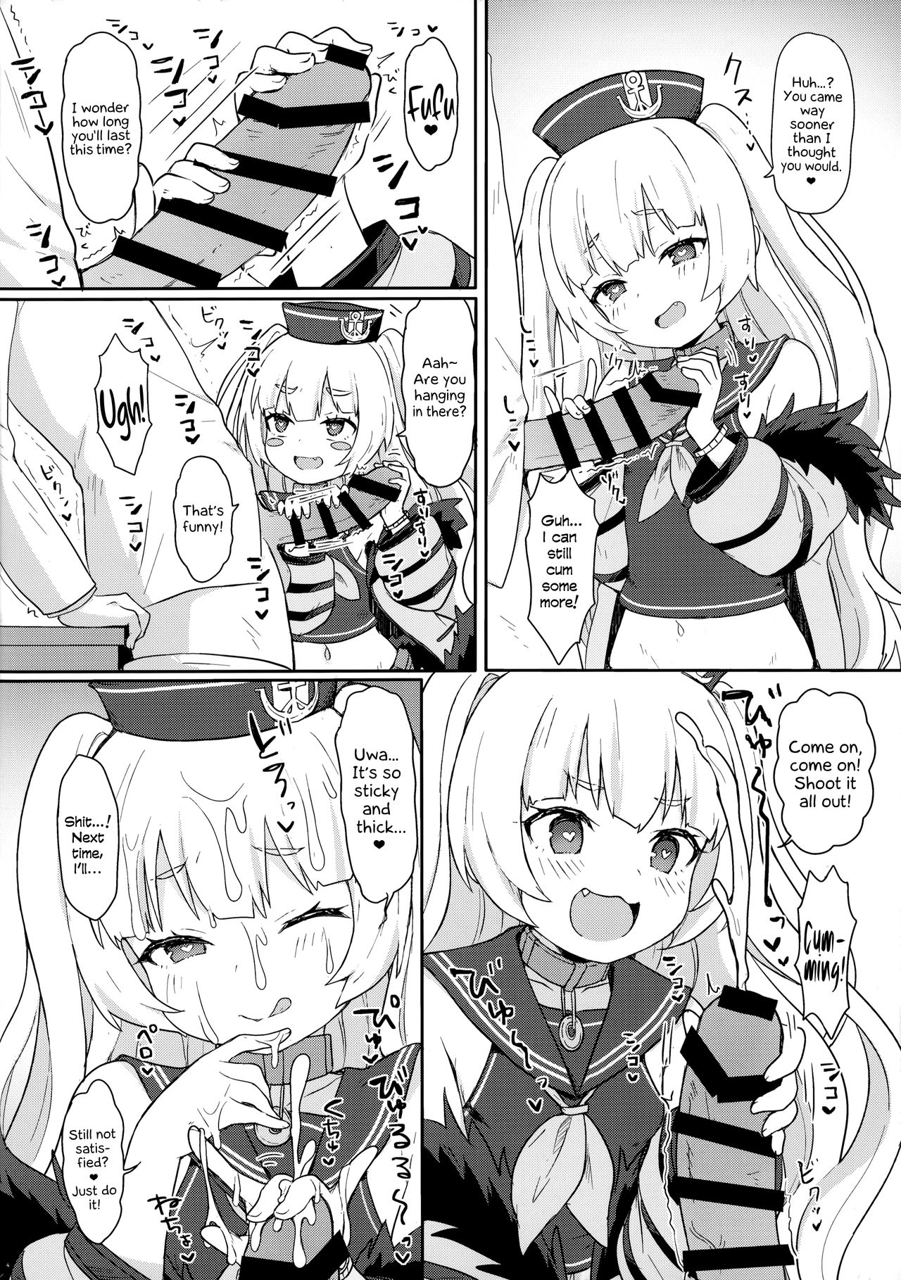 [わさびもち (ももさわ)] バッチにばっちりおまかせ! (アズールレーン) [英訳]