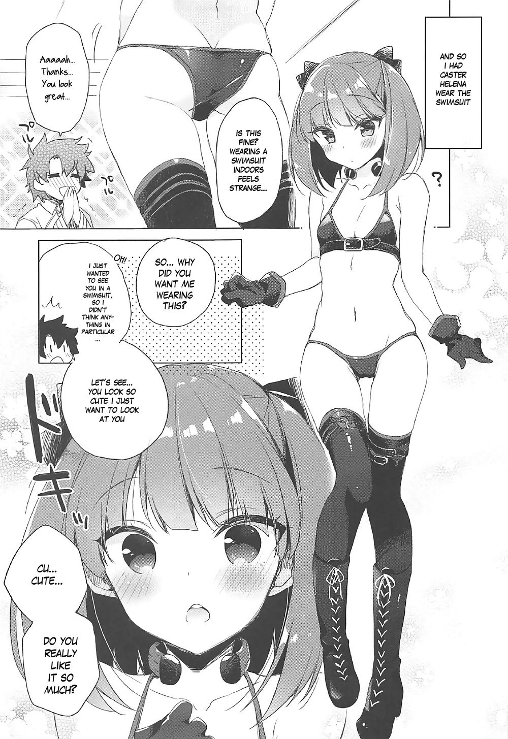 (COMIC1☆12) [23.4ド (イチリ)] 水着エレナが召喚できない! (Fate/Grand Order) [英訳]