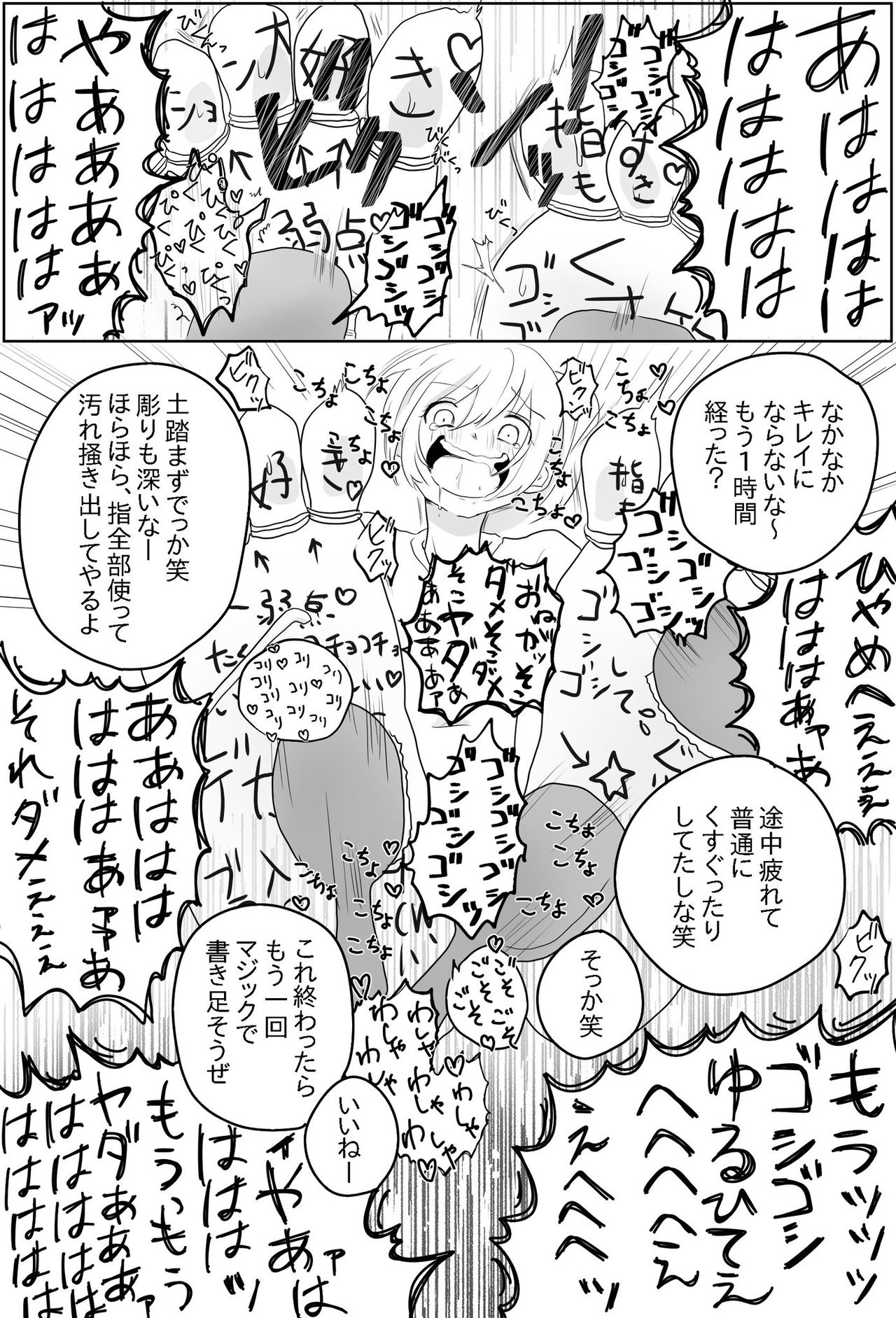 [無理矢理笑顔 (あおねこ)] 足裏の館