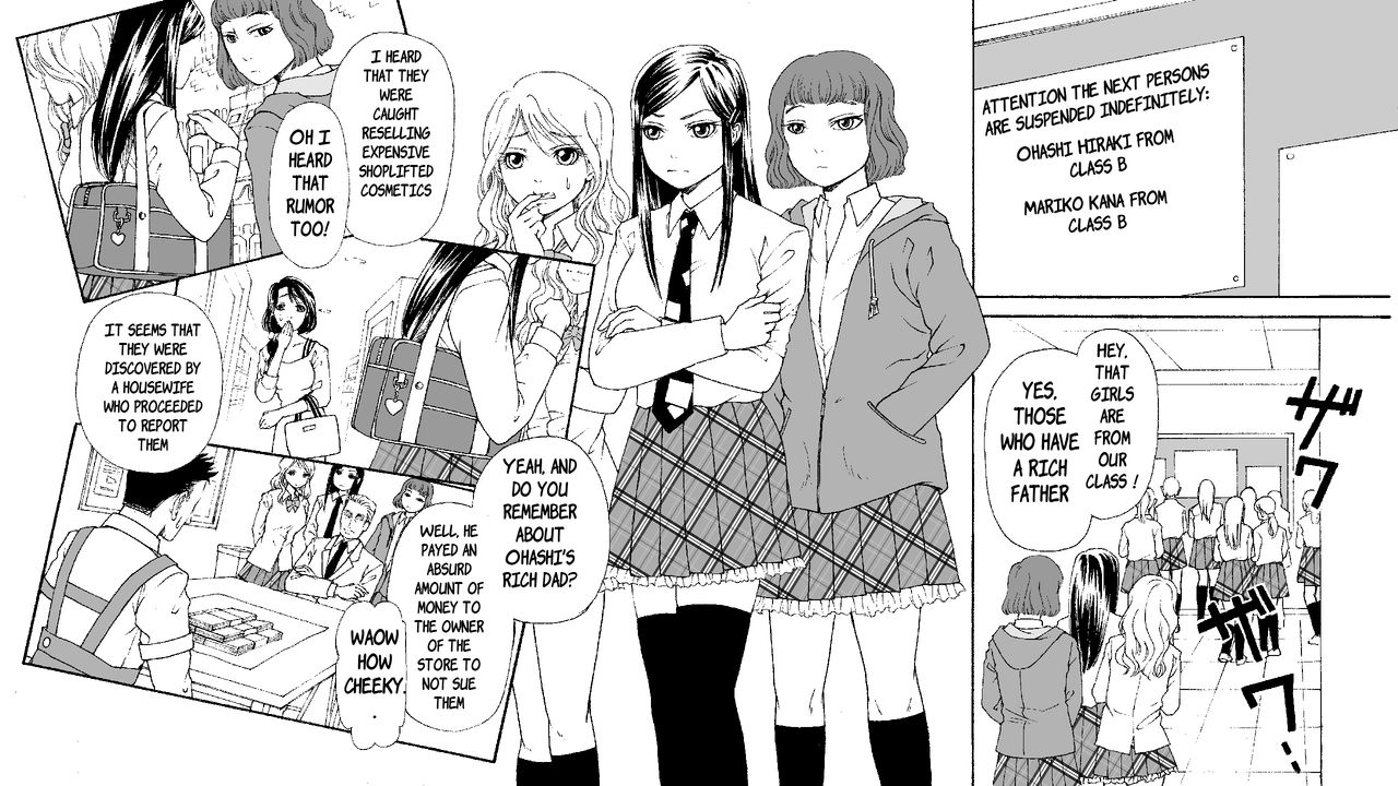 [女による女への陵辱] 母娘無残 ～万引き復讐地獄～ [英訳]