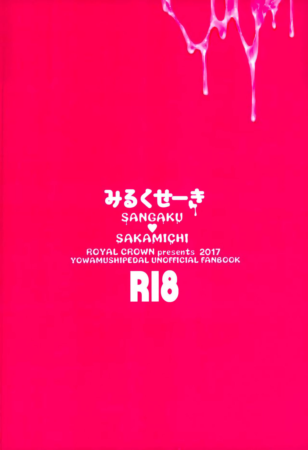 (全開ケイデンス12) [ROYAL CROWN (如月瑞)] みるくせーき (弱虫ペダル) [英訳]