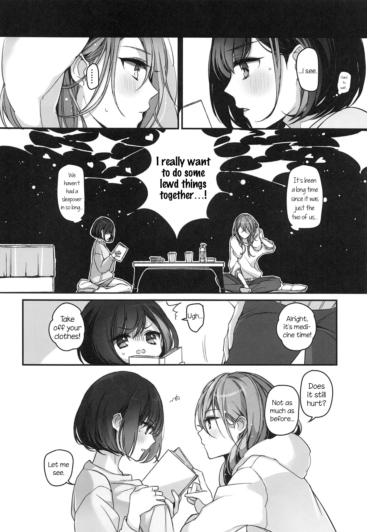(C97) [スパンコールオペラ (mamaloni)] おくすりぬれたね (BanG Dream!) [英訳]