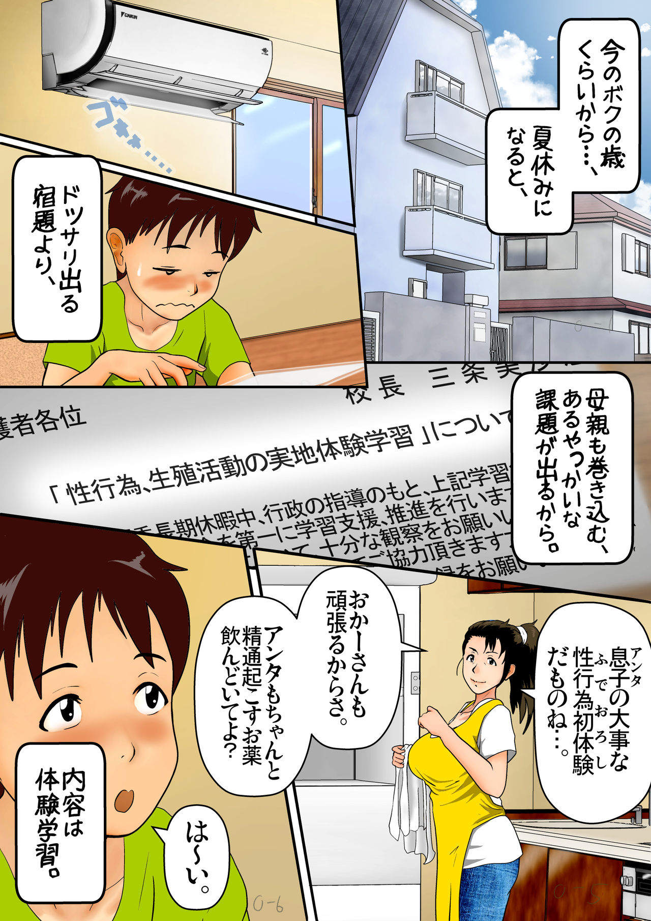 [弐城宇井 (静珪)] 夏休み 伯母さんとボクの【 性 活 験 習 】～赤ちゃん出来ちゃってもいいから、頑張ってごらん～