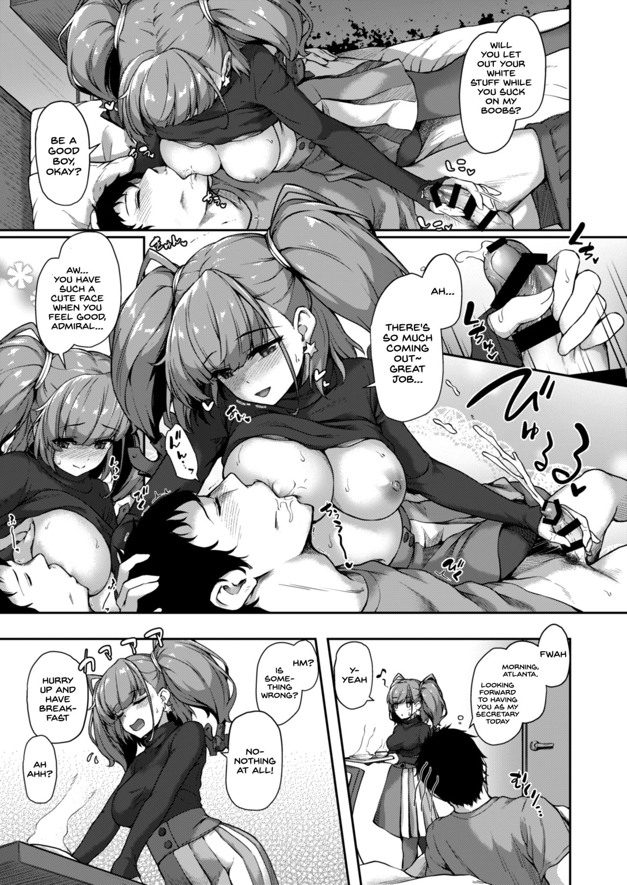 [ゆうさりつかた (淡夢)] アトランタとの一日を… (艦隊これくしょん -艦これ-) [英訳] [DL版]