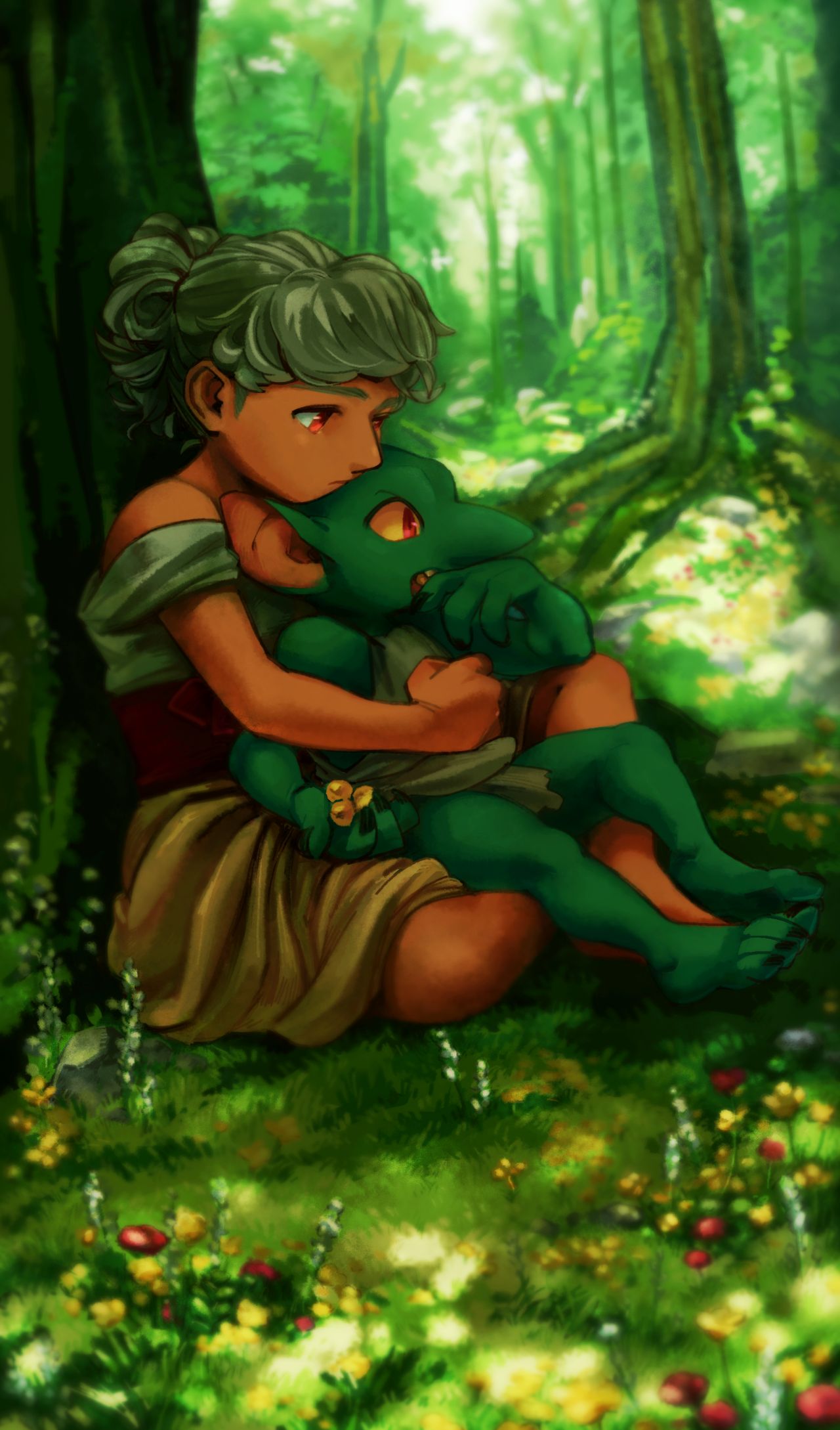 [久米だいら] 異言語なふたなり♀×ゴブリン♂