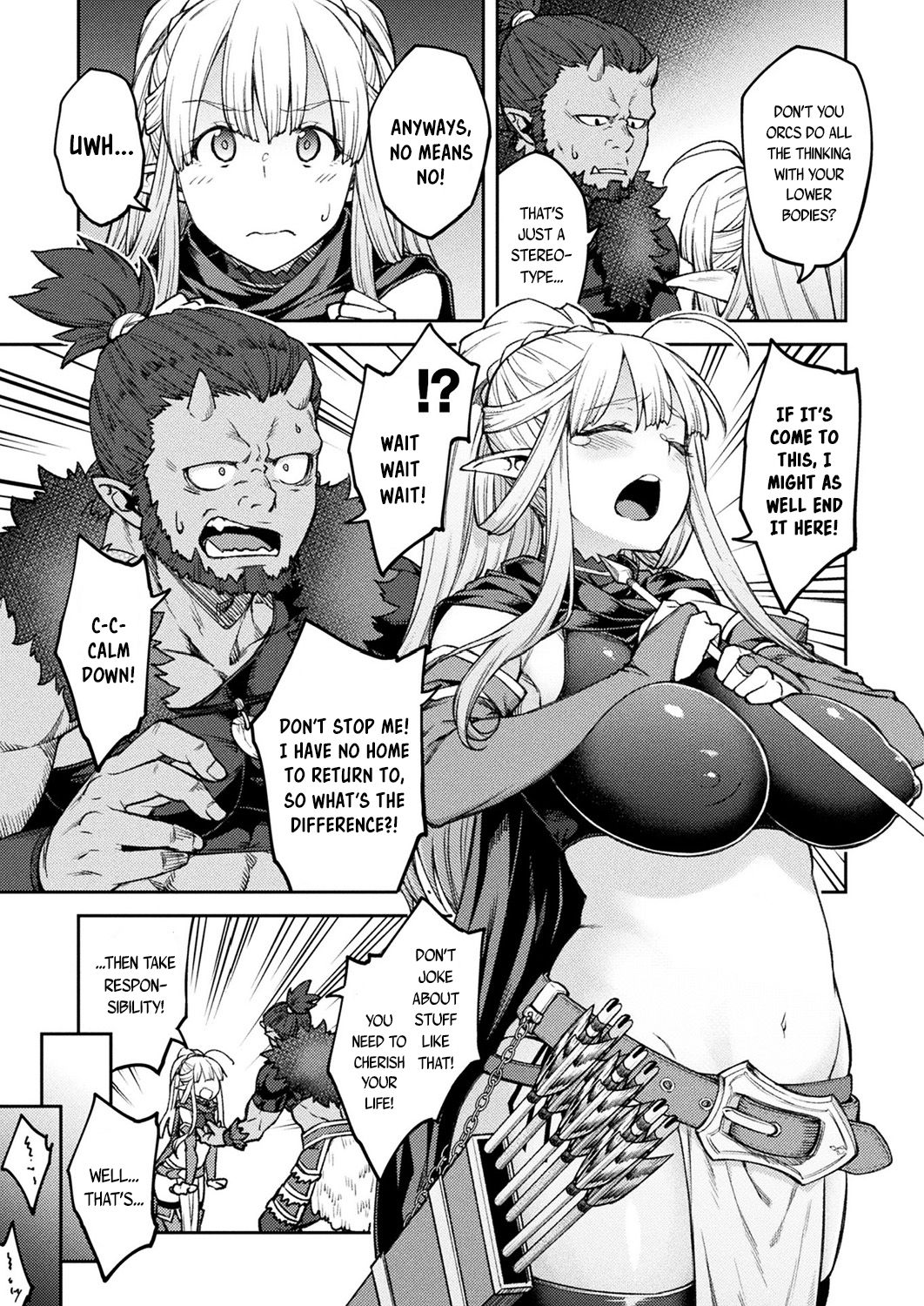 [広弥] 干物エルフ、子作りをする。(コミックアンリアル 2019年4月号 Vol.78) [英訳] [DL版]