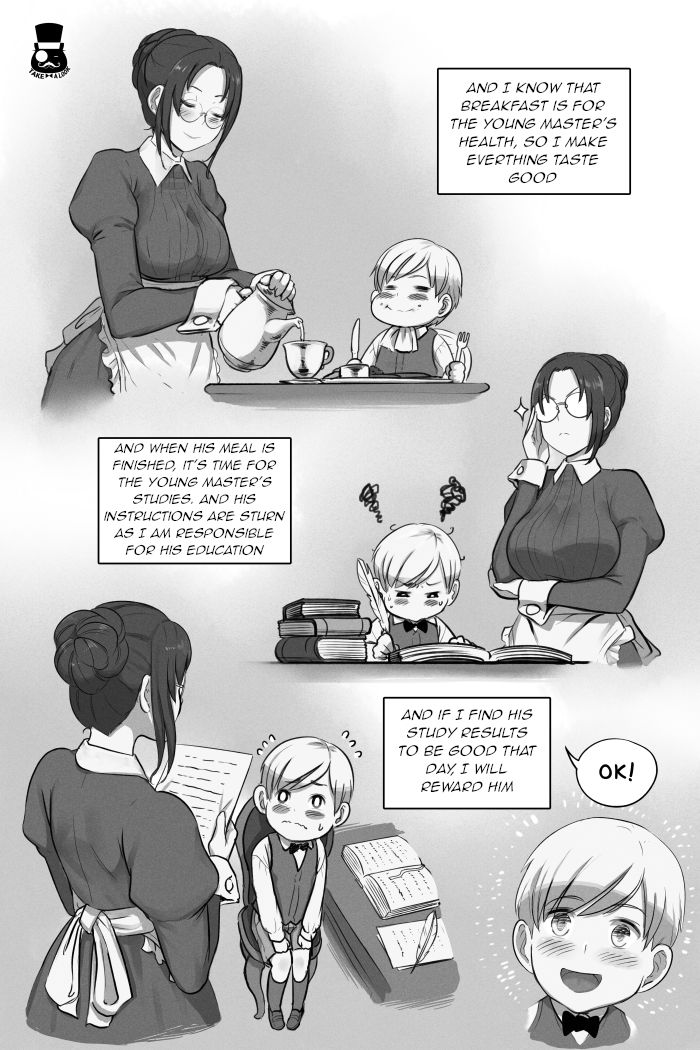 [Mr.takealook] a day of young master and maid [英訳]