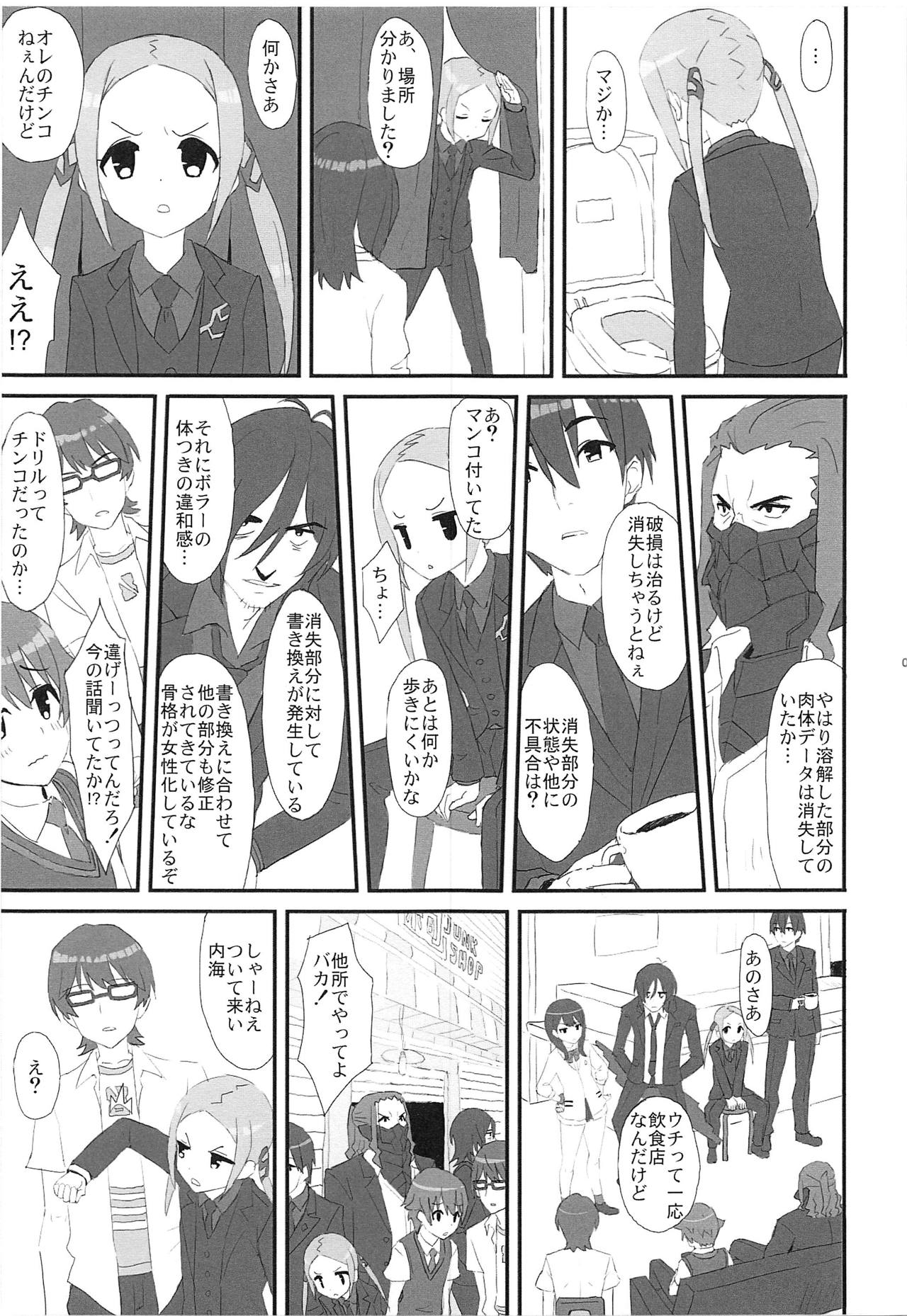 (COMIC1☆15) [爆裂市町村 (爆裂ババロアマスクマン、爆裂チチヒロス)] ボラーちゃんくんがボラーちゃんになる話 (SSSS.GRIDMAN)