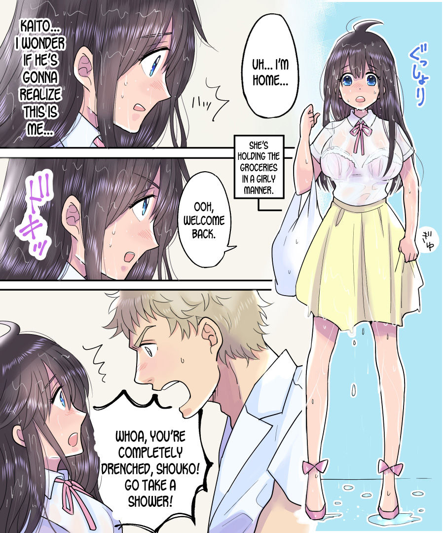 [あむぁいおかし製作所 (虎島タオ)] TS雨注意報 ～フシギナ雨デ変ワルジンセイ～ [英訳]