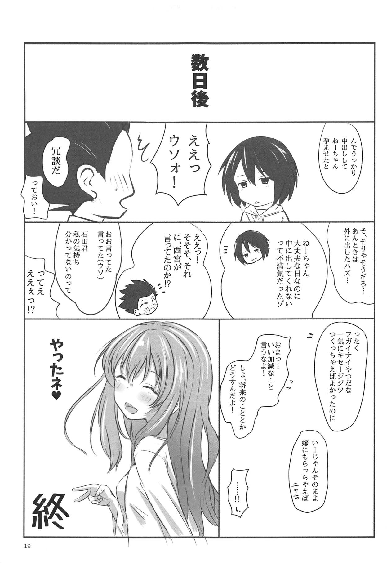 (C91) [玩具家電 (紅花)] ショーたんとしょーたん (聲の形)