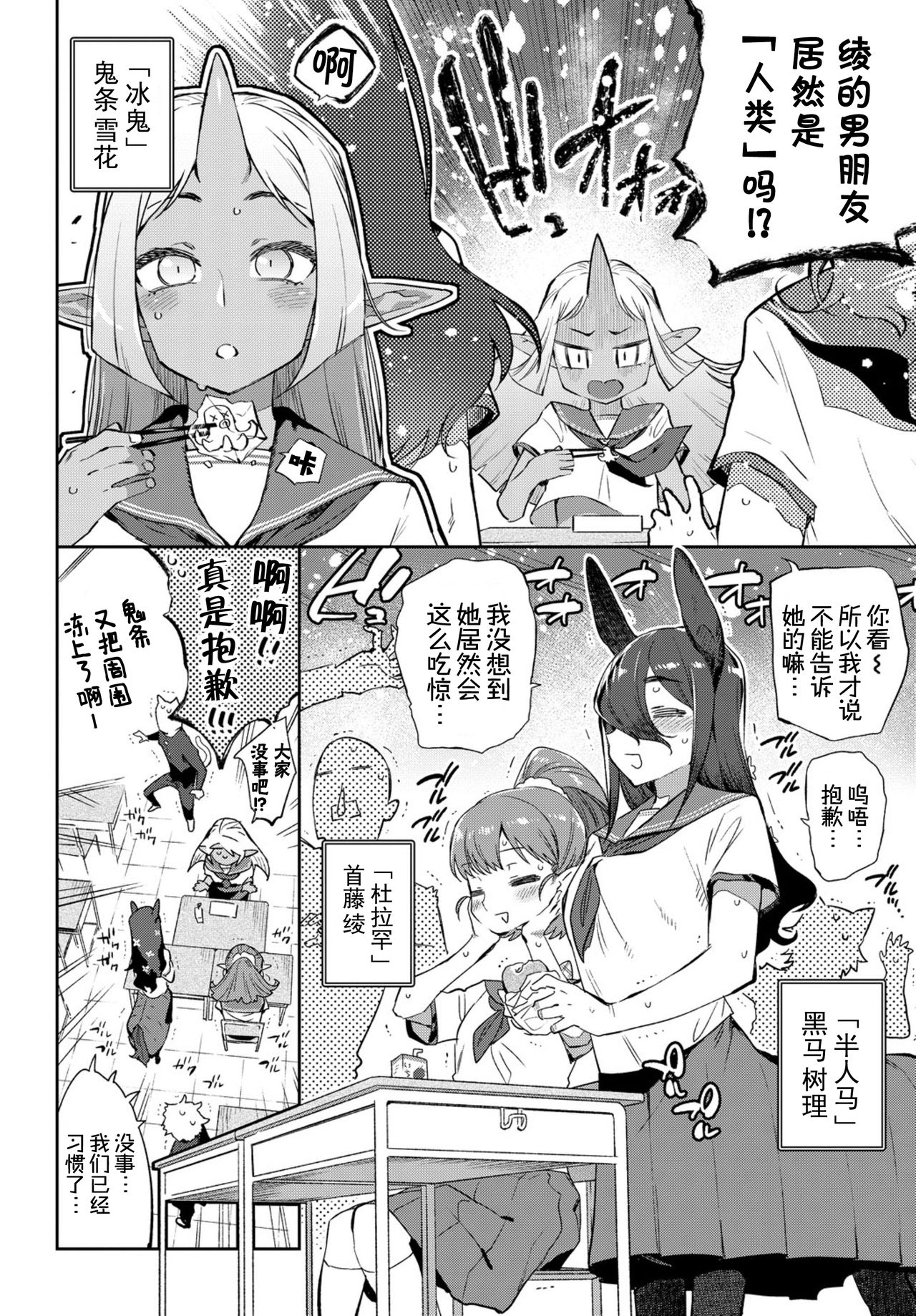 [みぞね] 異種恋愛 その1 (COMIC BAVEL 2019年3月号) [中国翻訳] [DL版]