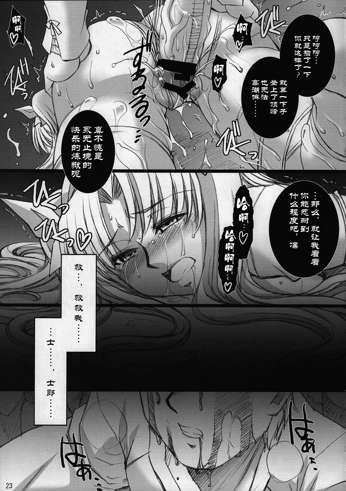 (COMIC1☆2) [H・B (B-RIVER)] Red Degeneration -DAY/3- (Fate/stay night) [中国翻訳]