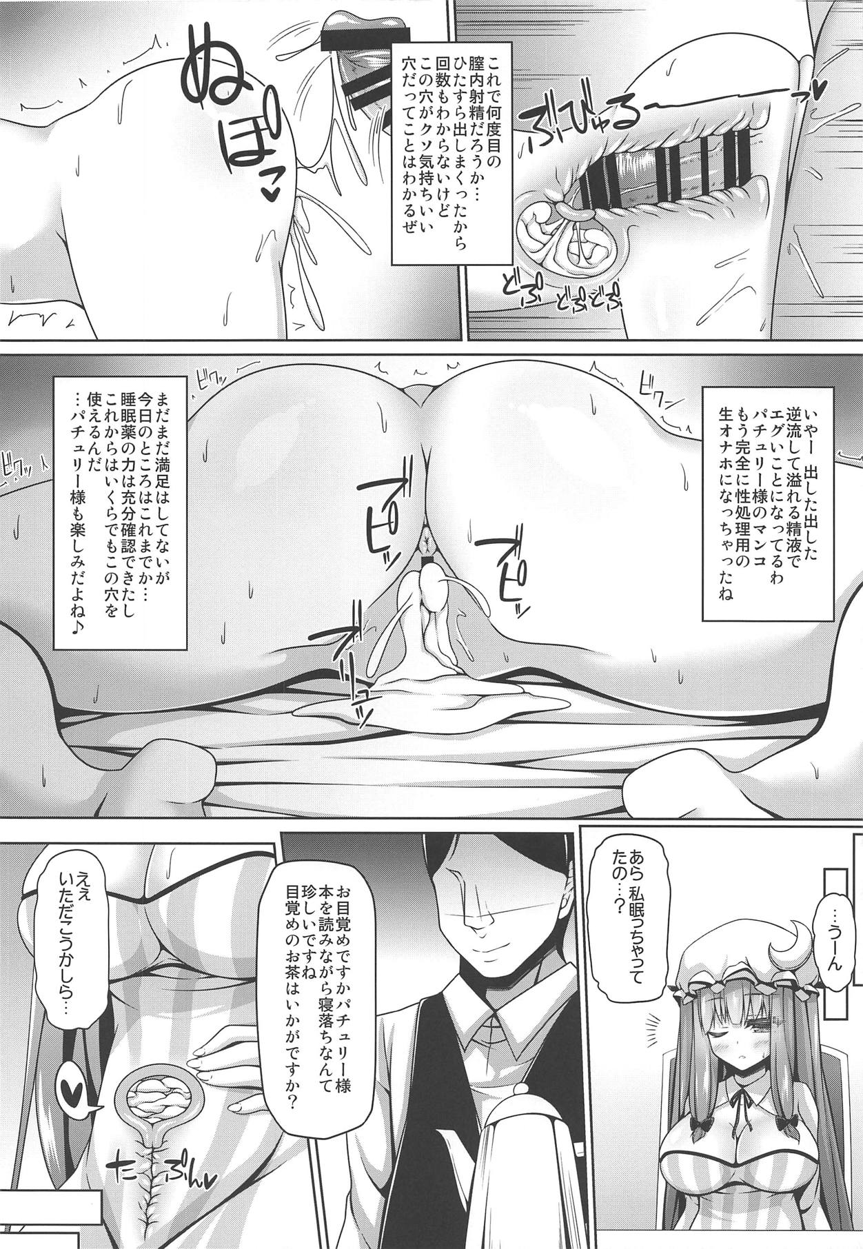 (例大祭16) [Right away (坂井みなと)] 寝ているパチュリーには何をしてもよい (東方Project)